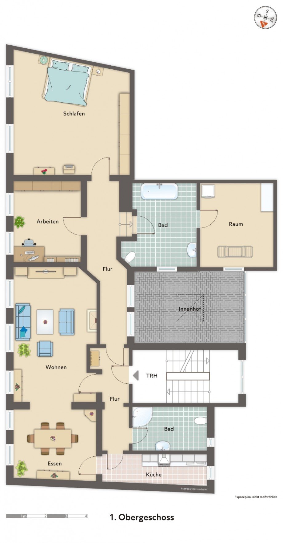 Grundriss Mehrfamilienhaus Hattingen
