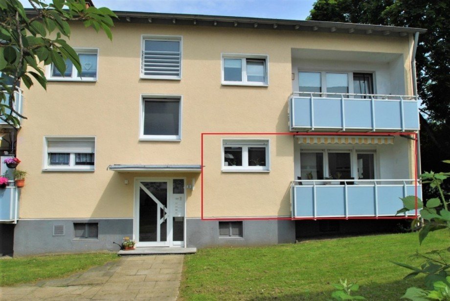 Frontansicht Erdgeschosswohnung Hattingen