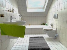 Wannenbad �ber den D�chern von Hattingen mit Dachterrasse und besten Aussichten. Die XL-Wohnung zum xs-Preis!