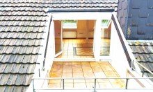 Dachterrasse �ber den D�chern von Hattingen mit Dachterrasse und besten Aussichten. Die XL-Wohnung zum xs-Preis!