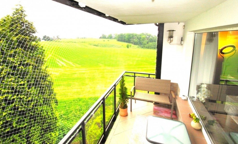 Balkon mit Westaussicht Etagenwohnung Heiligenhaus