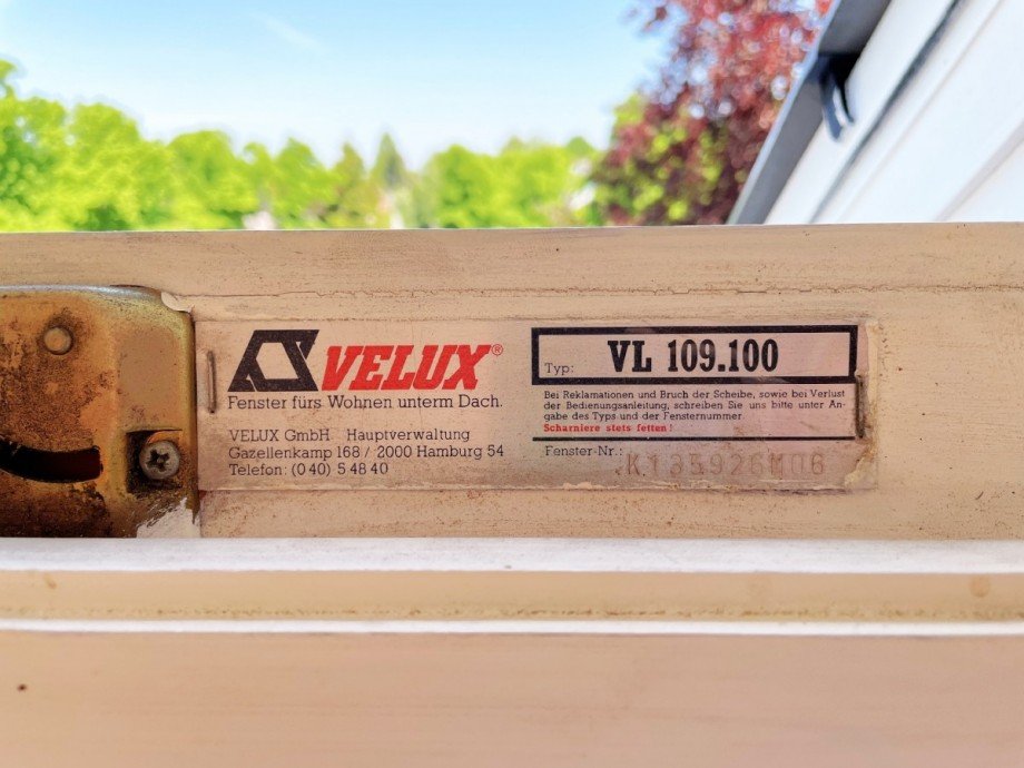 Velux-Dachfl�chenfenster Dachgeschosswohnung Hattingen