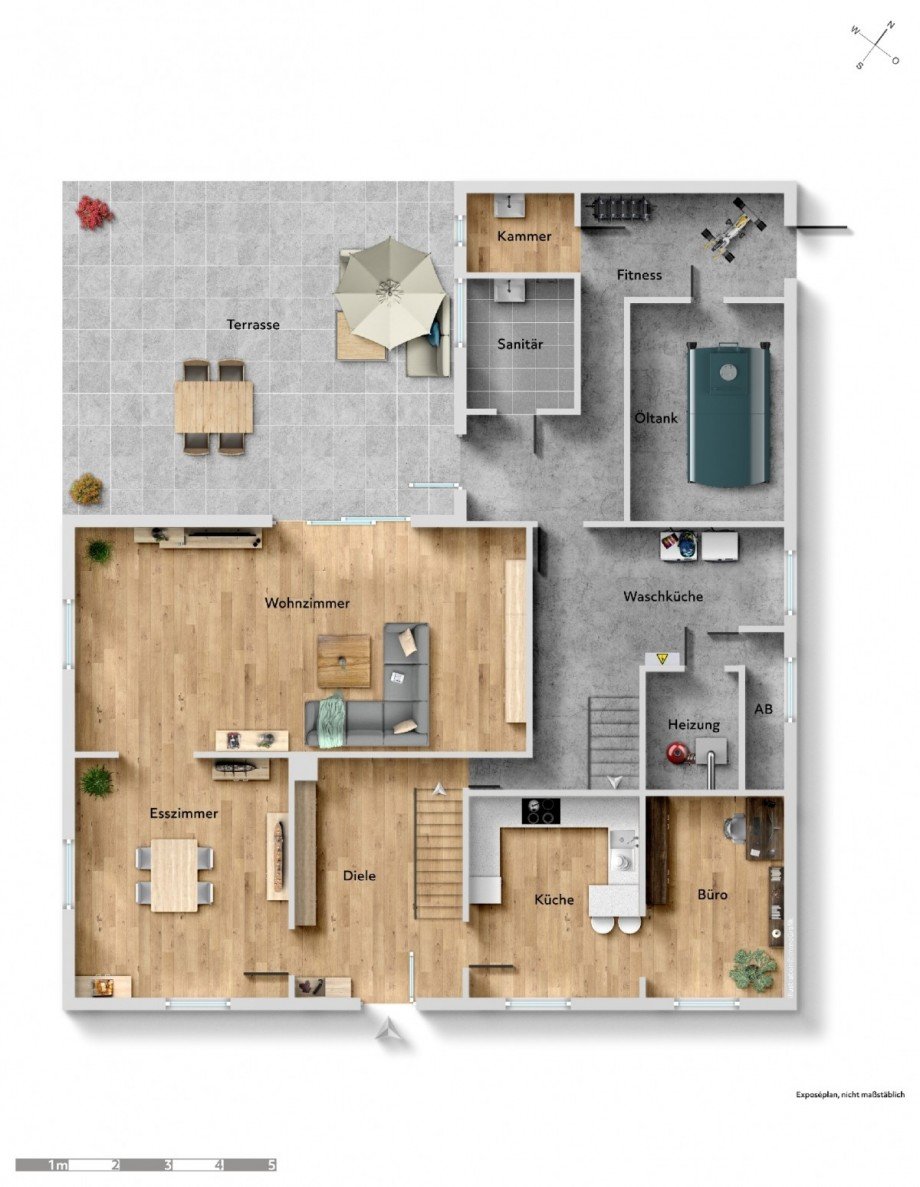 Erdgeschoss Einfamilienhaus Hattingen