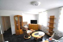 Wohnzimmerbereich Leben wie im Urlaub � 
moderne Wohnung in naturverbundener Lage Hattingens!