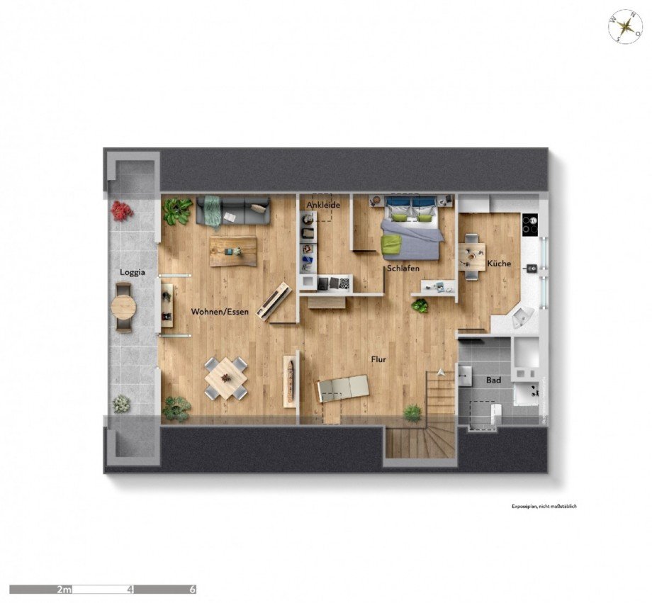 Dachgeschoss Zweifamilienhaus Hattingen