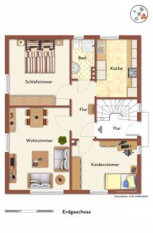 Wohnungsgrundriss Erdgeschoss Gefragter Allesk�nner f�r Alt  und  Jung in Hattingen Winz-Baak / Oberwinzerfeld!