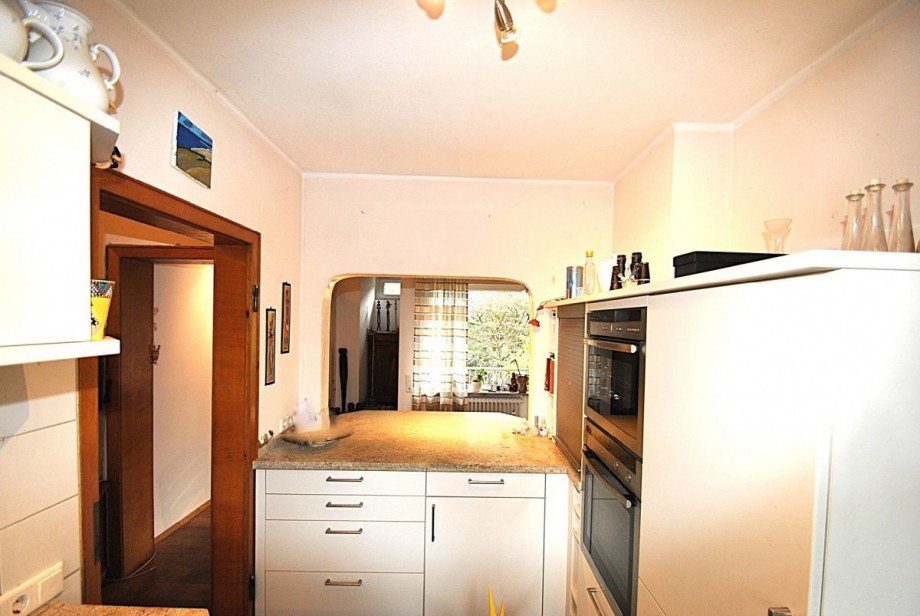 Halboffene K�che im Obergeschoss Zweifamilienhaus Wuppertal