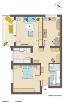 Wohnungsgrundriss Weitblick mit besten Aussichten im attraktiven Heiligenhaus-Unterilp!